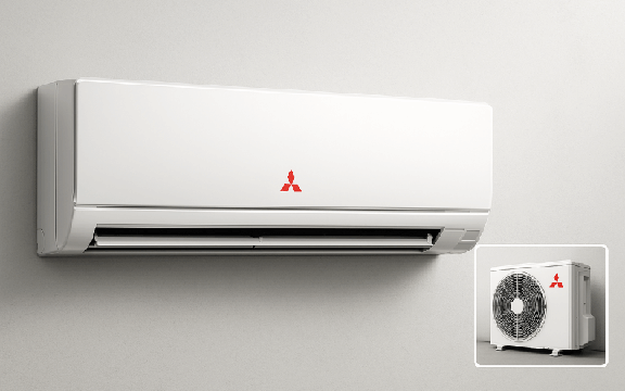 Mitsubishi mini split system installation